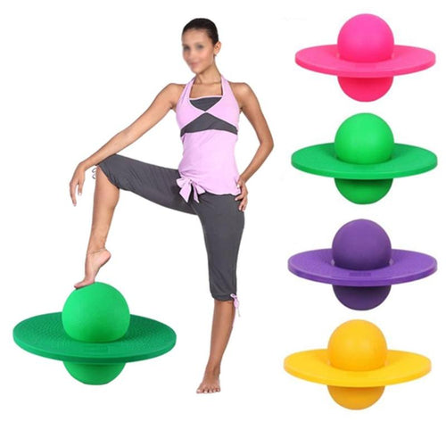 Bouncing Yoga Ball