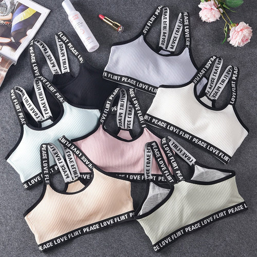 Letter Sport Bra