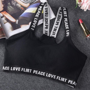 Letter Sport Bra