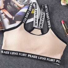 Load image into Gallery viewer, Letter Sport Bra