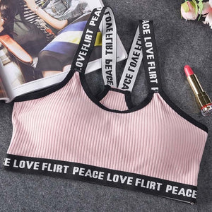 Letter Sport Bra