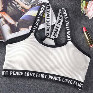 Letter Sport Bra